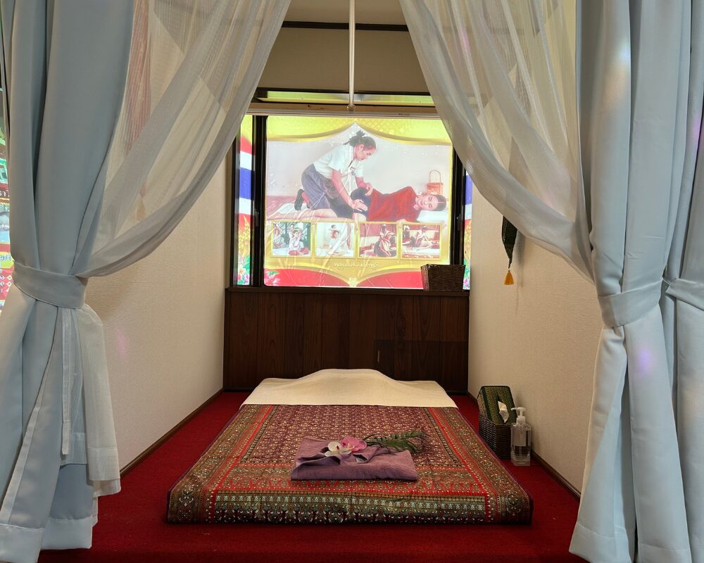 茨城県常総市大塚戸町のタイ古式マッサージ・タイタイの施術室