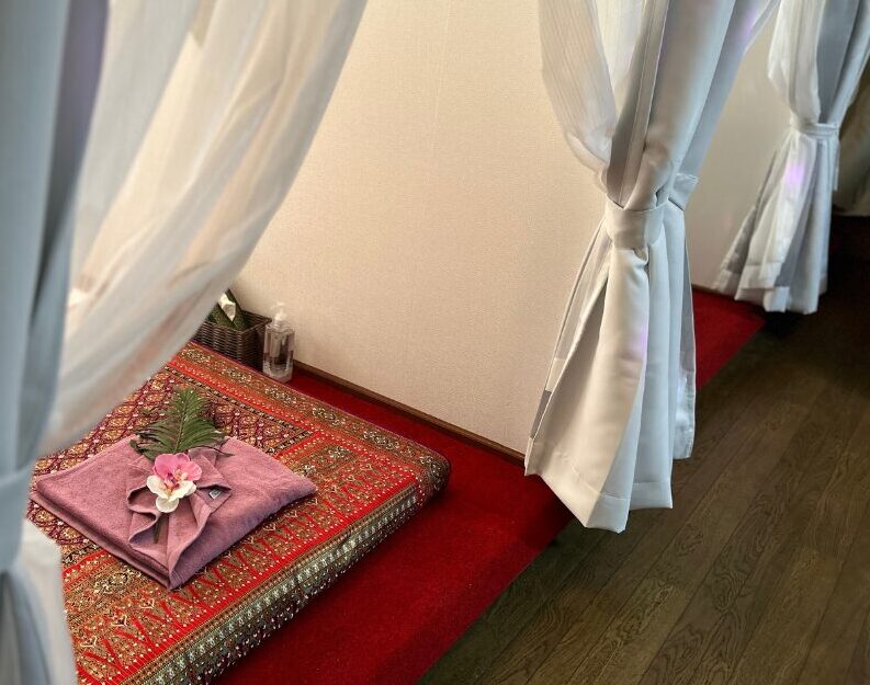 茨城県常総市大塚戸町のタイ古式マッサージ・タイタイの店内